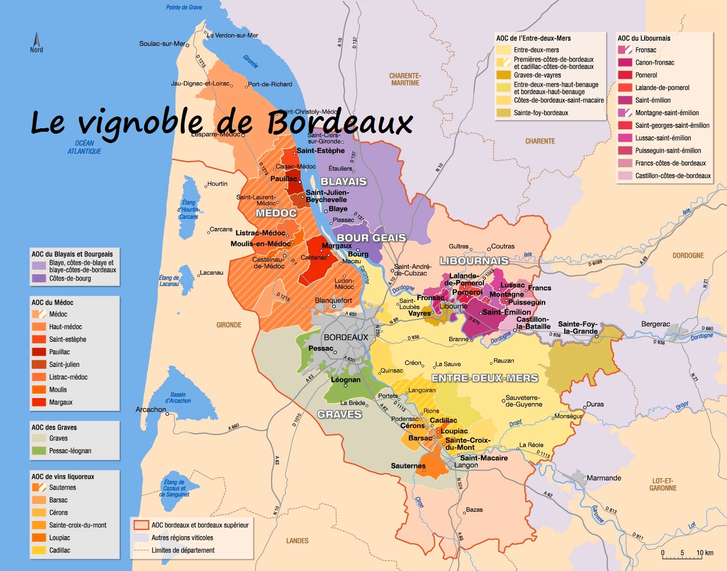 Le vignoble de Bordeaux