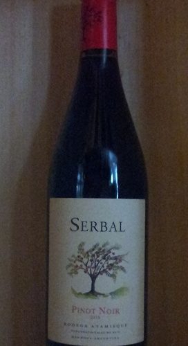 ATASMIQUE – SERBAL	PINOT NOIR