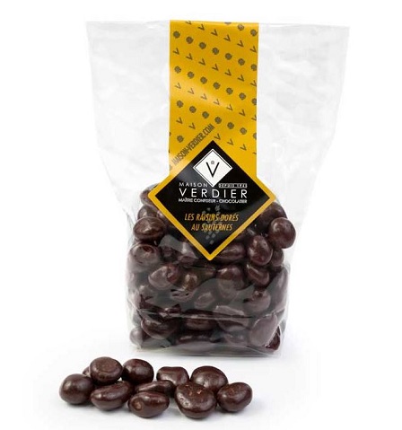 CHOCOLATS RAISINS DORES DE VERDIER – SACHET 100g