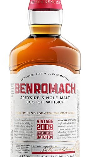 BENROMACH	2009 VINTAGE CASK – CASK STRENGTH – BATCH 4