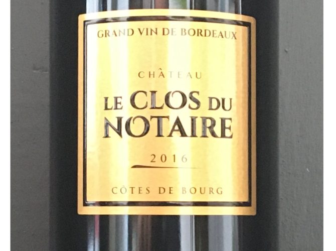 CLOS DU NOTAIRE – COTE DE BOURG