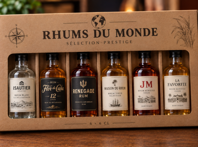 COFFRET DEGUSTATION RHUMS VIEUX